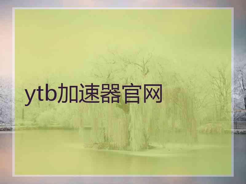 ytb加速器官网