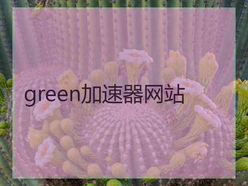 green加速器网站