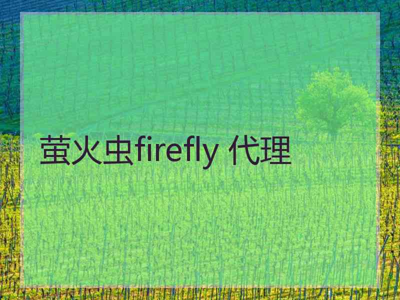 萤火虫firefly 代理