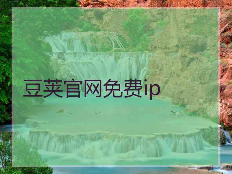 豆荚官网免费ip