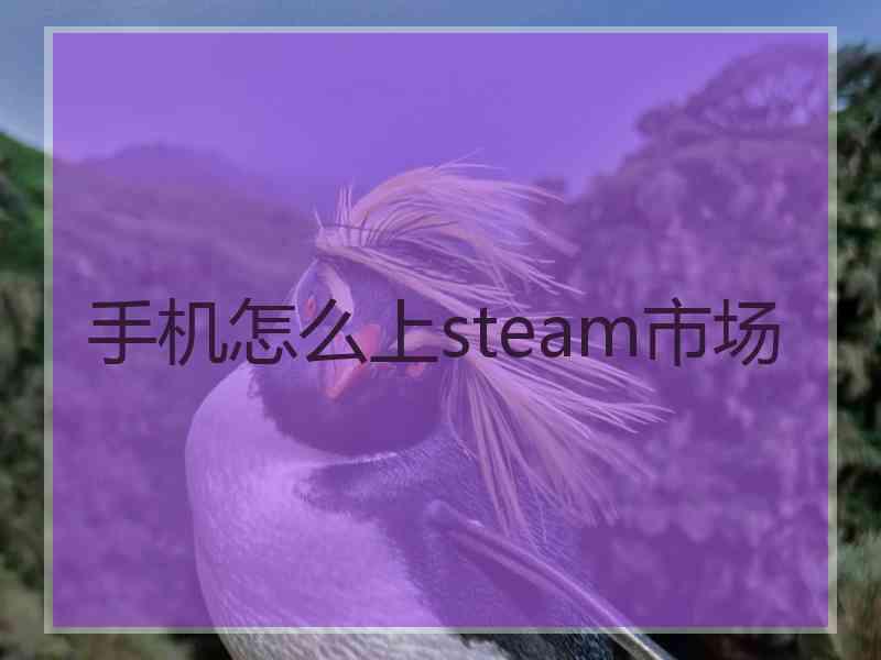 手机怎么上steam市场