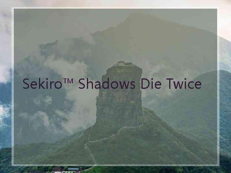 Sekiro™ Shadows Die Twice