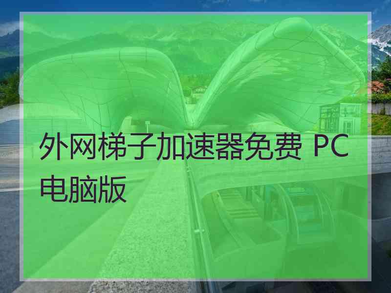 外网梯子加速器免费 PC电脑版