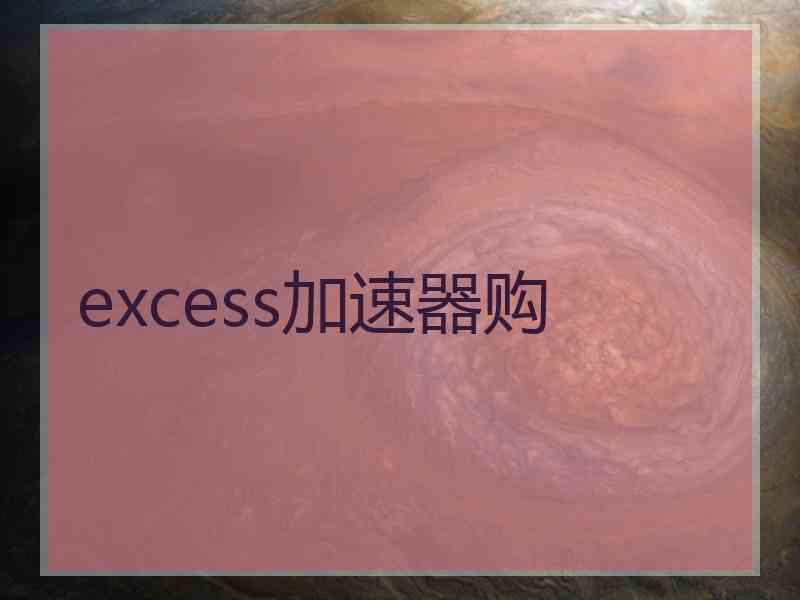 excess加速器购