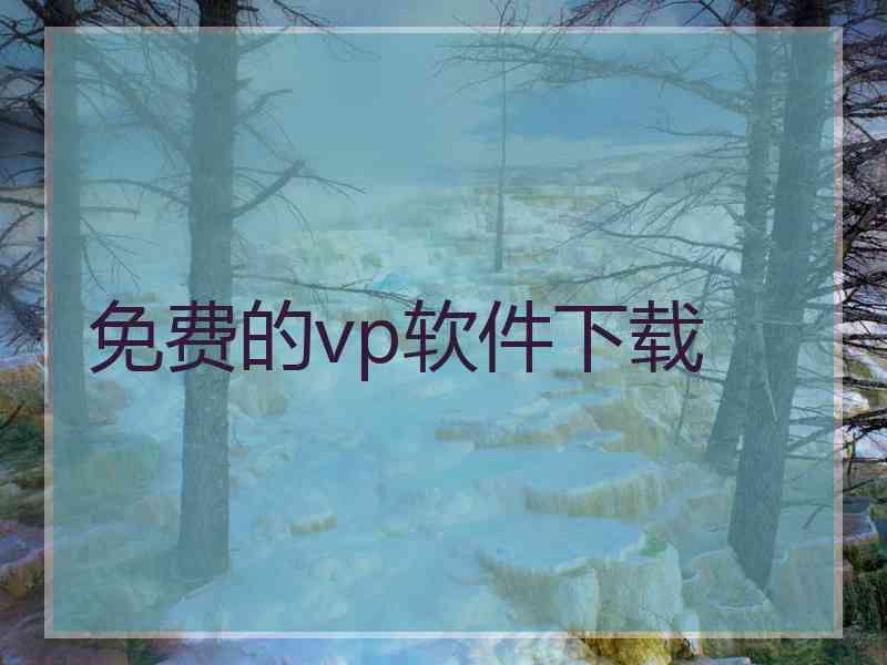 免费的vp软件下载