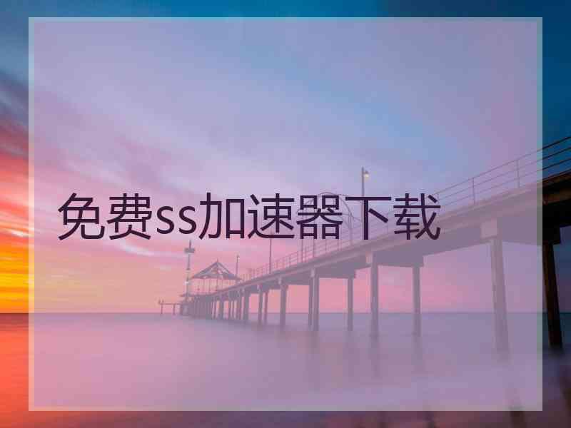 免费ss加速器下载