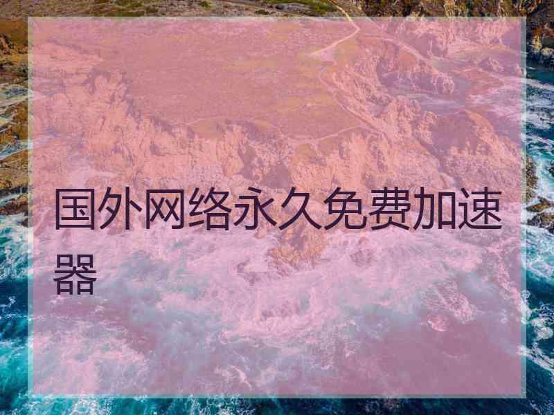 国外网络永久免费加速器