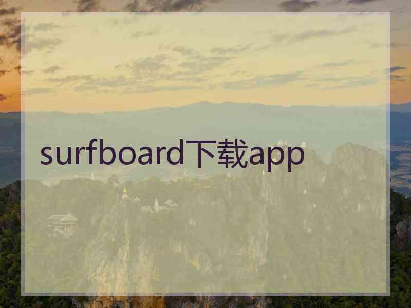 surfboard下载app