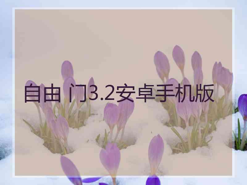 自由 门3.2安卓手机版