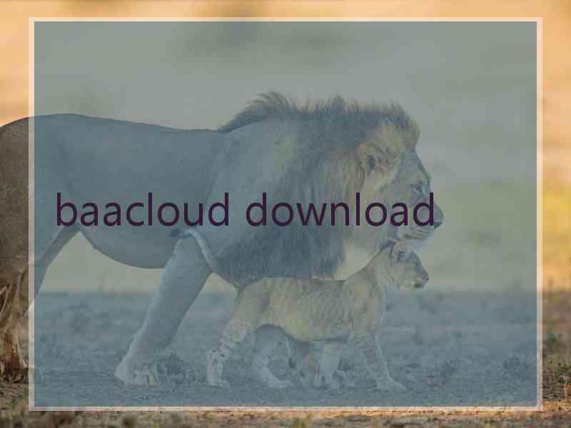 baacloud download