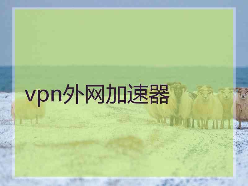 vpn外网加速器