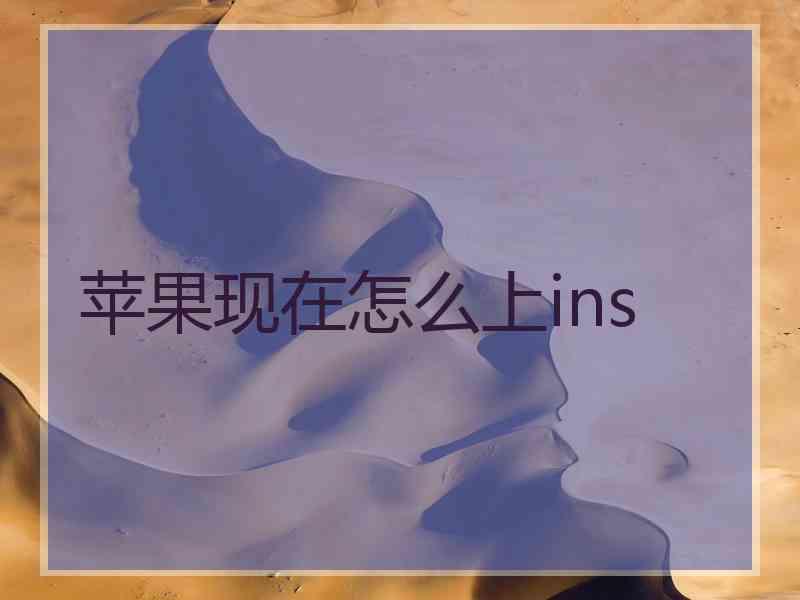 苹果现在怎么上ins