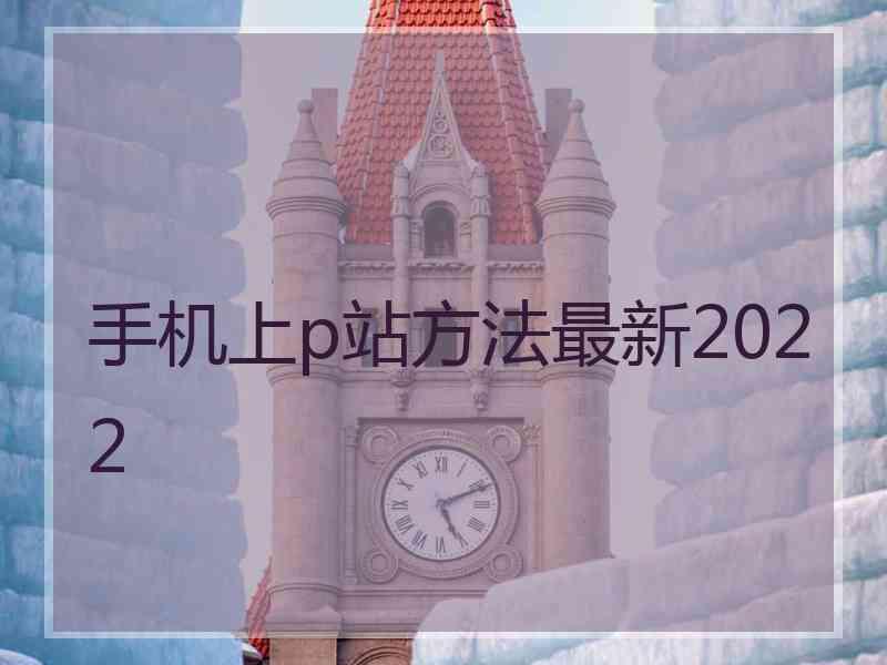 手机上p站方法最新2022