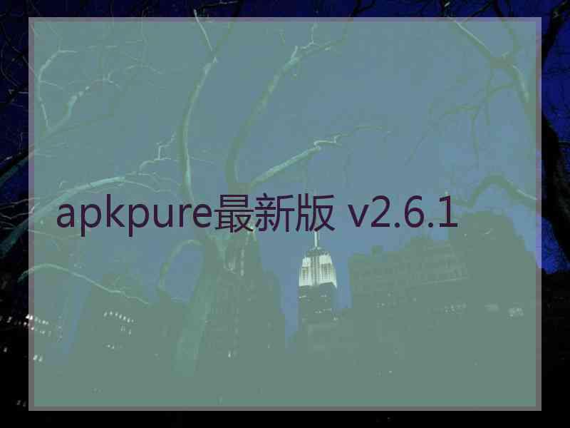 apkpure最新版 v2.6.1