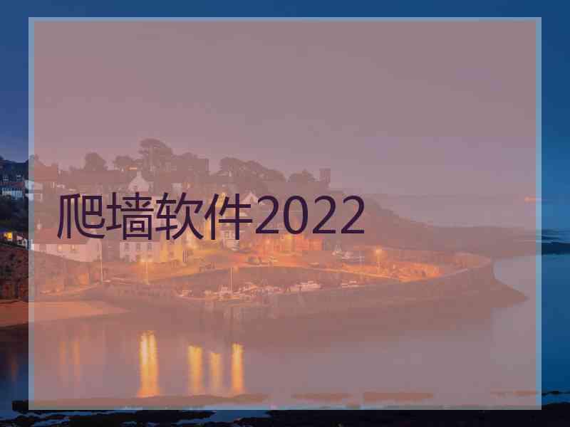 爬墙软件2022