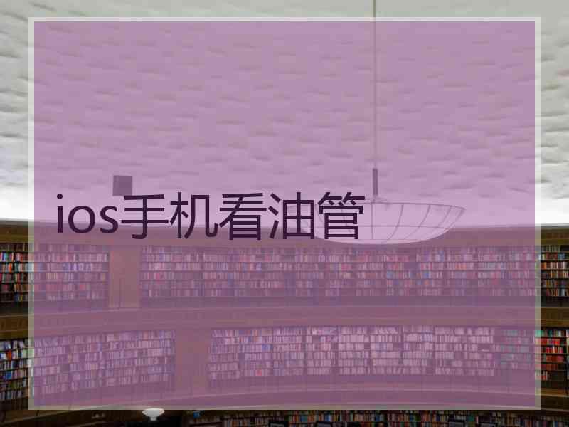 ios手机看油管