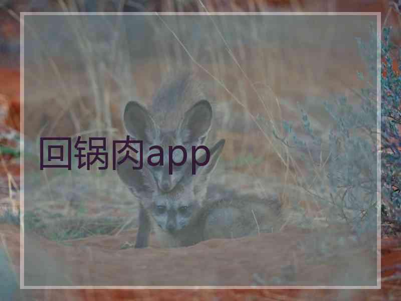 回锅肉app