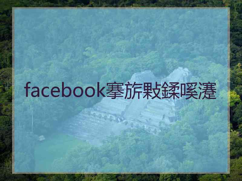 facebook搴旂敤鍒嗘瀽