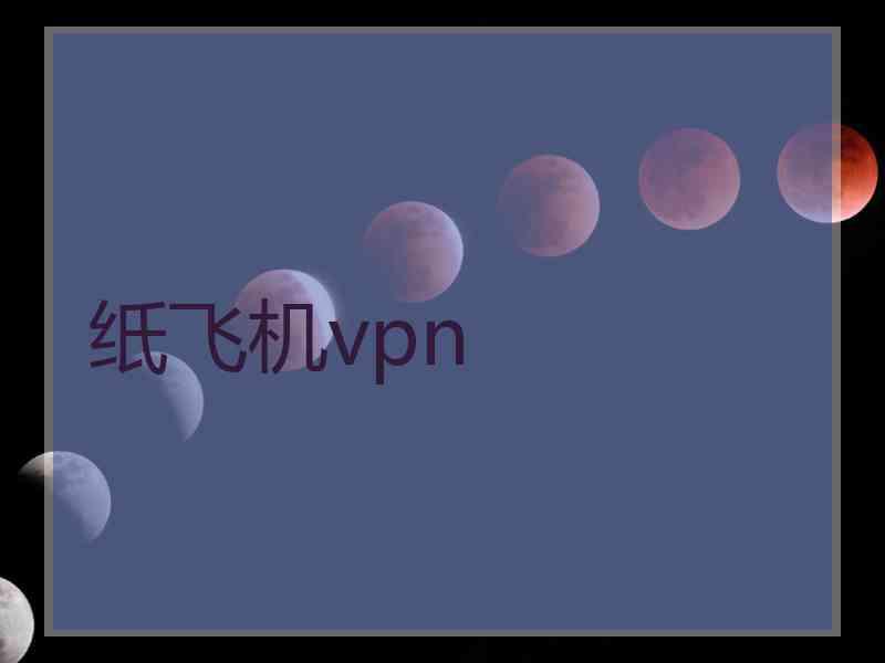 纸飞机vpn