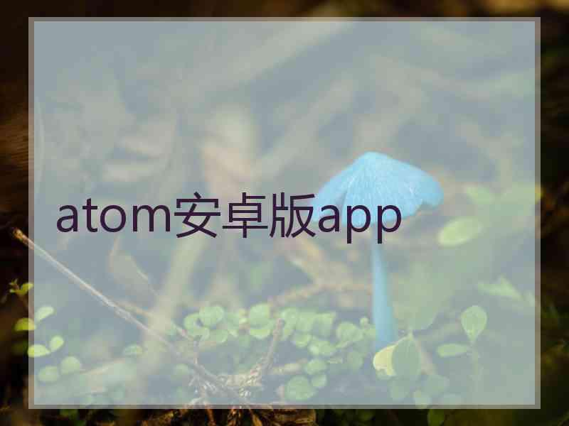 atom安卓版app