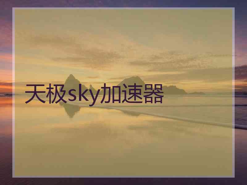 天极sky加速器