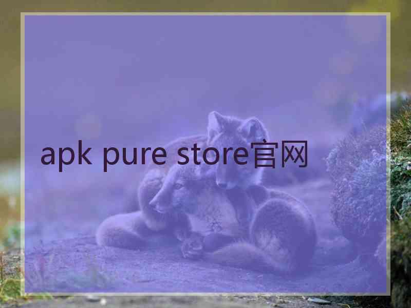 apk pure store官网